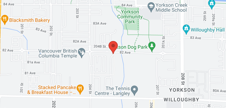map of 29 20498 82 AVENUE